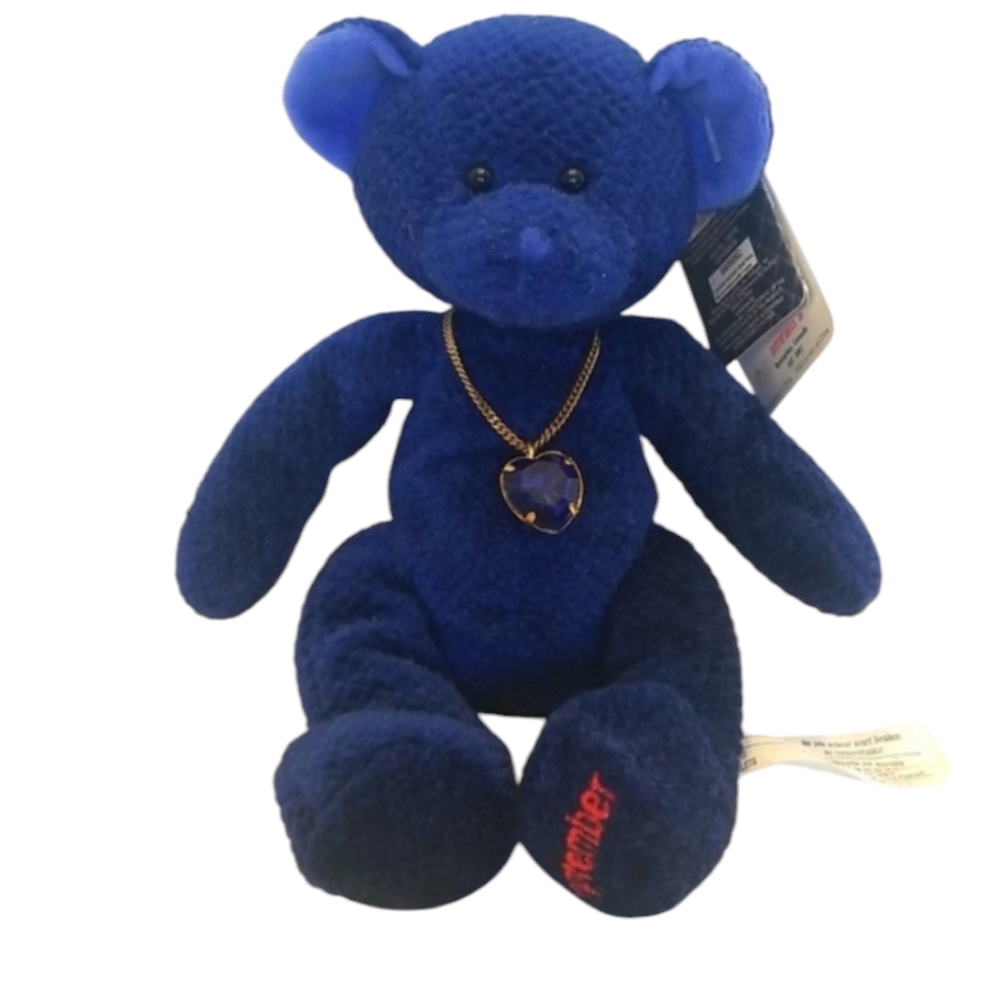 NWT Russ Bear's of the Month Blue September Teddy Bear Plush